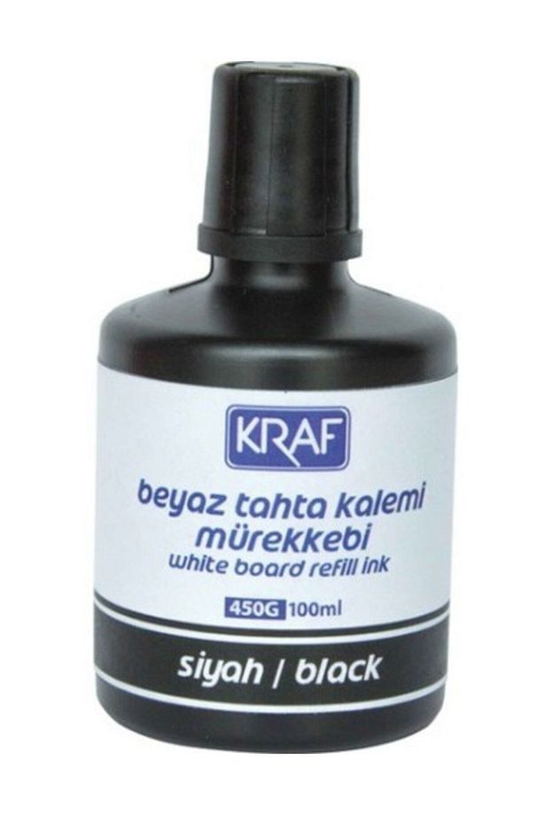 Beyaz Tahta Kalem Mürekkebi 100ml Siyah 450g 6'lı Paket - 1
