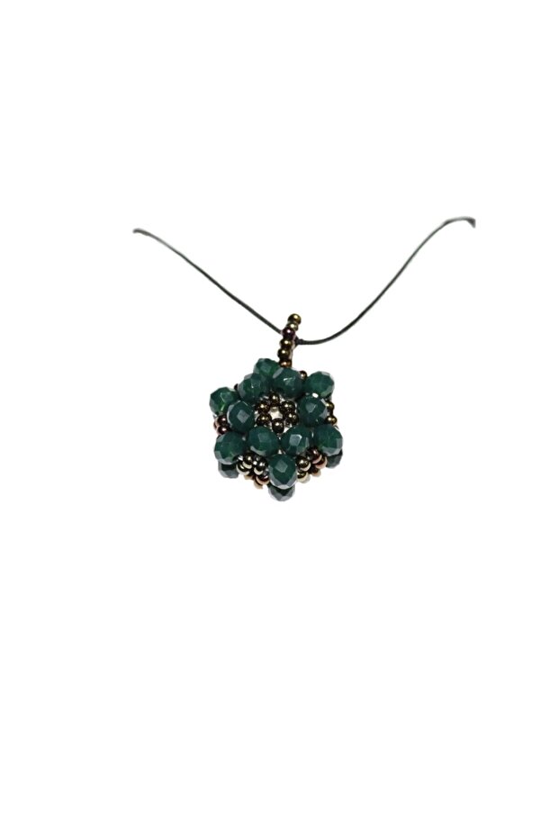 Cevşen Necklace Mini Handmade Green Hayrat Neşriyat