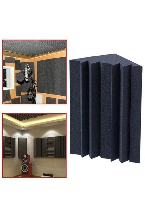 Akustik Ses Yalıtımı Köşe Bass Trap 25x25x70cm - 6