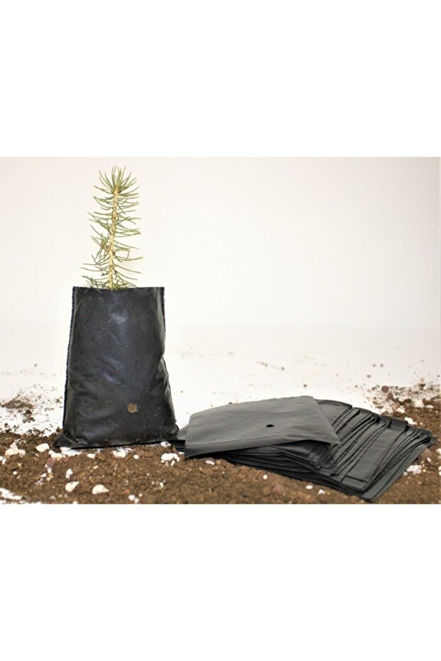 Fide Poşeti 9x11 Cm 50 Adet Fide Torbası Fidan Poşeti Fidan Torbası - 4