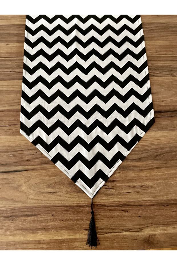 متعرج منقوشة شرابة عداء - 3