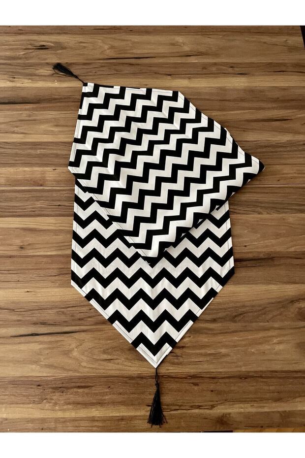 متعرج منقوشة شرابة عداء - 4