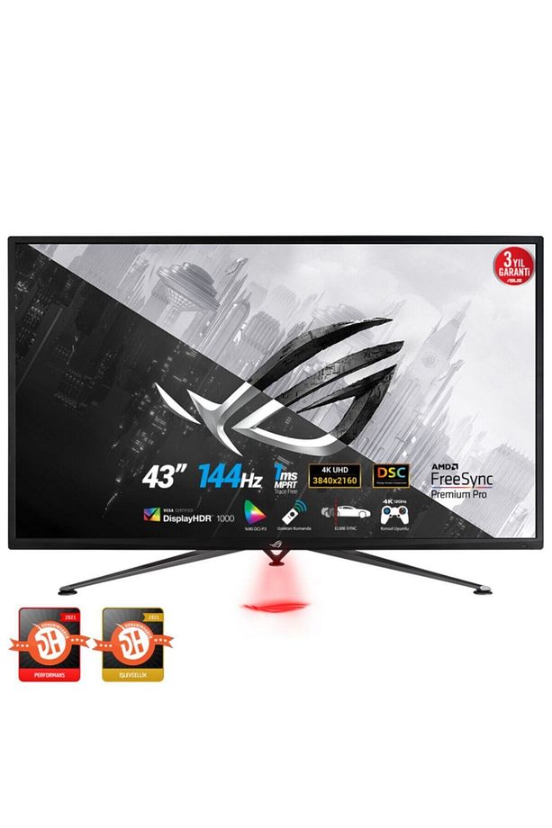 Rog Strıx Xg43uq 43 Gamıng Va Freesync 2 Hdr 1000 Hdmı 2.1 3840x2160 1ms(mprt) 144hz Dp Hdmı Us - 4