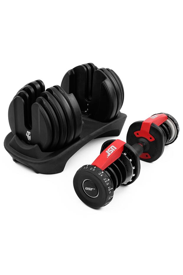 Adx24 2x24 Kg Ayarlanabilir Dambıl + Stand Set - 5