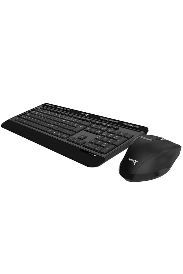 Maindesk Usb Kablosuz Piano Black Multimedya Standart Q Klavye Ve Mouse Set - 1