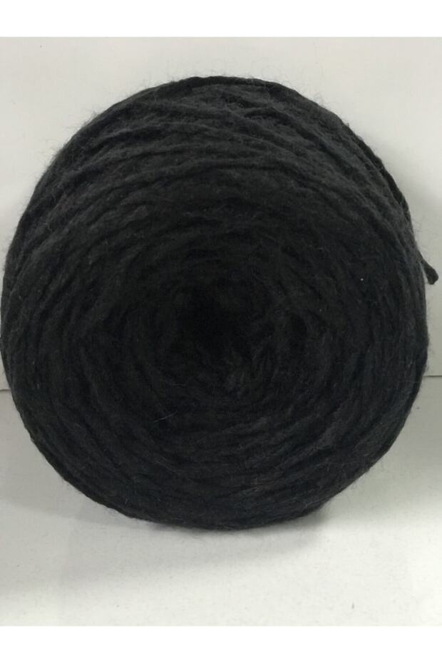 Örgü İpi Yün :kalın Siyah Makaron Yumaklar 100gr - 2