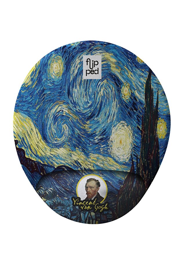Van Gogh Bilek Destekli Mousepad - 1
