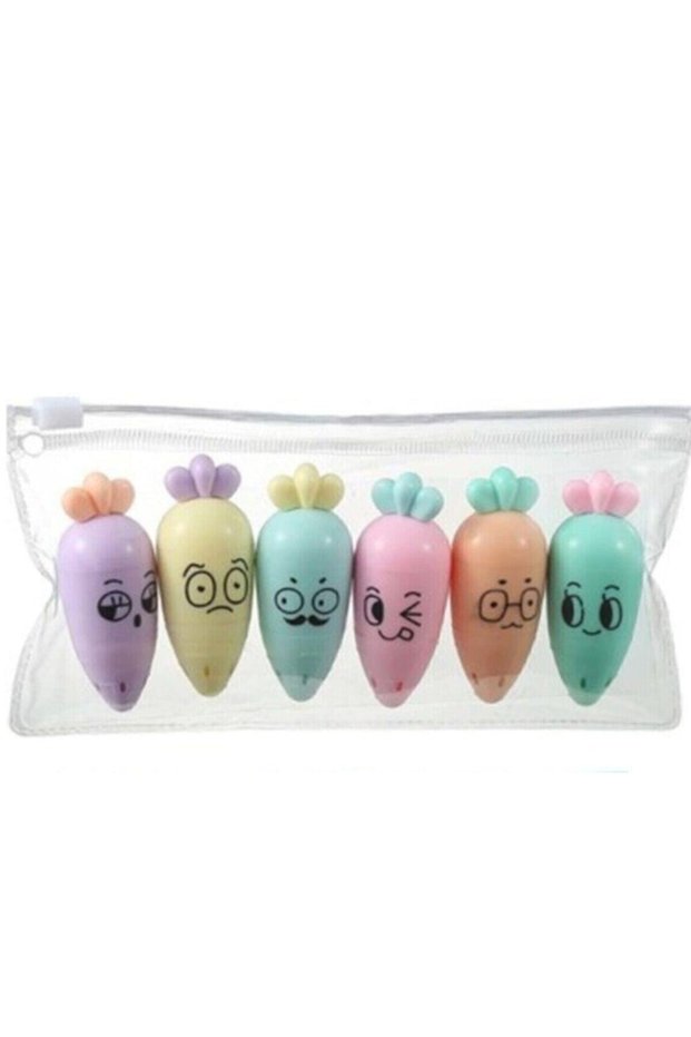 Carrot Shaped Highlighter Set