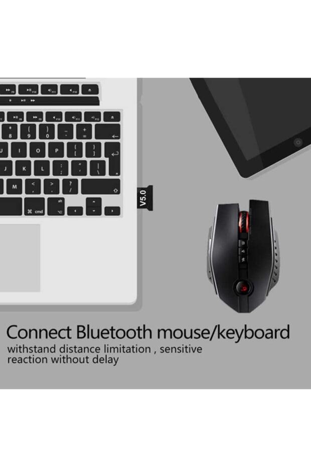 Usb Bluetooth Dongle V5.0 Mini V5.0 Bluetooth Adaptör Tak Çalıştır Dual Mode Bluetooth Dongle V5.0 - 4