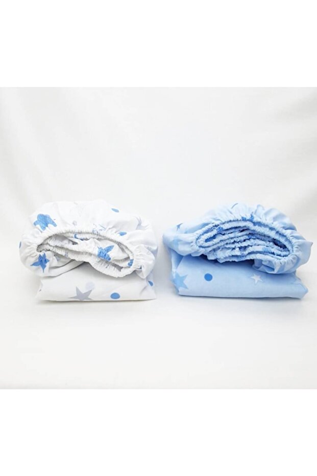 طقم ملاءات مطاطية مكون من قطعتين - 4