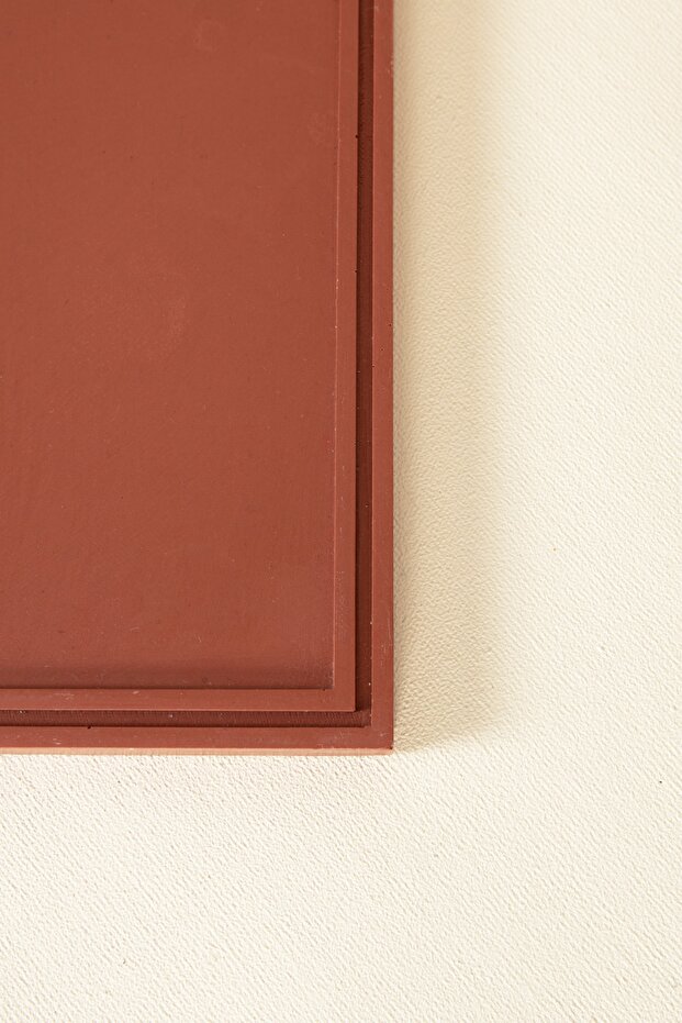 JESMONITE Rectangular Brown Coaster / Presentation Rack / Tray - 2