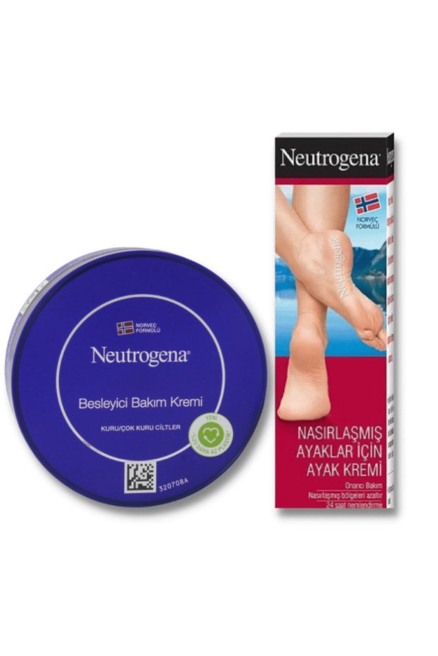 Norwegian Formula Nourishing Care Cream 200 ml and Foot Cream for Calloused Feet 50 ml