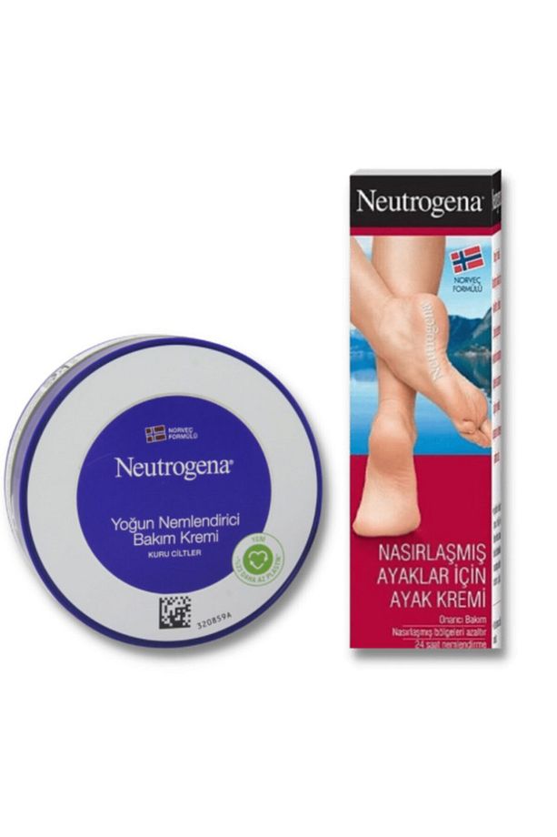 Norveç Formülü Rahatlatıcı Yoğun Bakım Kremi 200 ml + Nasırlaşmış Ayaklar Için Ayak Kremi - 1