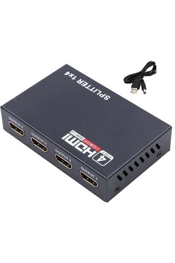 4410 4 Port Hdmi Splitter Çoklu Ekran Çoklayıcı Switch - 2