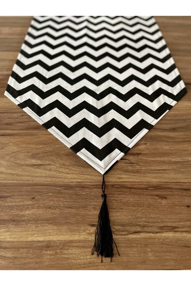 متعرج منقوشة شرابة عداء - 2