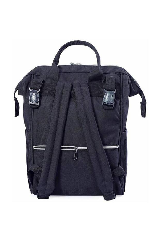 Anne Bebek Bakım Çantası - Siyah Pullu - 3