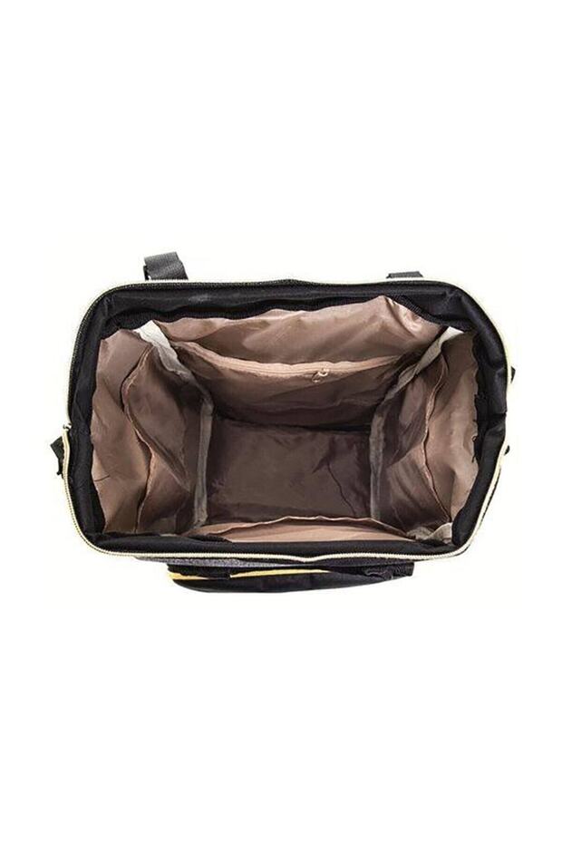 Anne Bebek Bakım Çantası - Siyah Pullu - 4