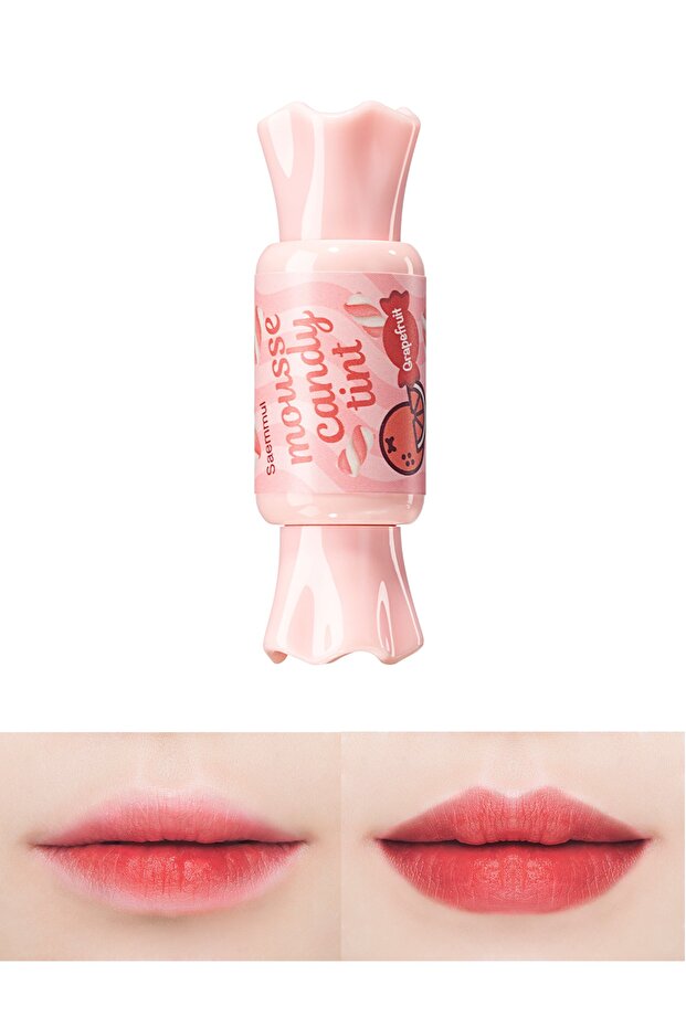 Moisturizing Foam Tint - Saemmul Mousse Candy Tint - Grapefruit Mousse 8 Gr (Vi̇oni̇ne)