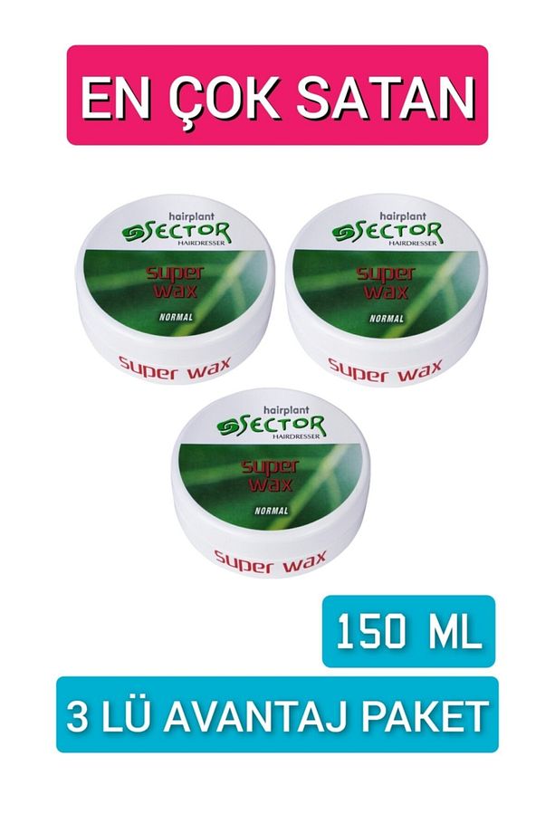 Wax Supar Vax Normal 150ml Vaks X 3 Adet - 1