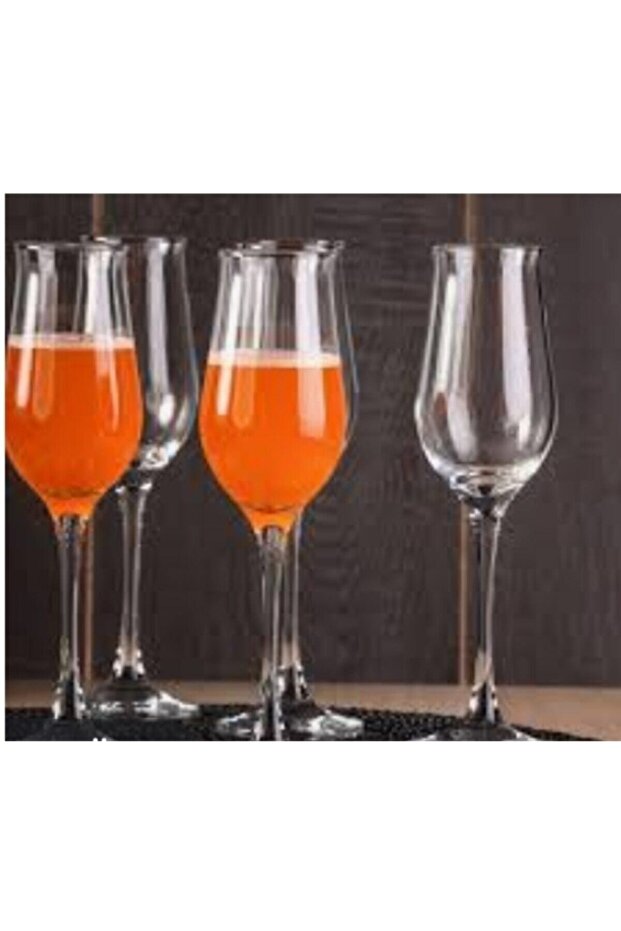 Wavy Footed Glass Set of 6