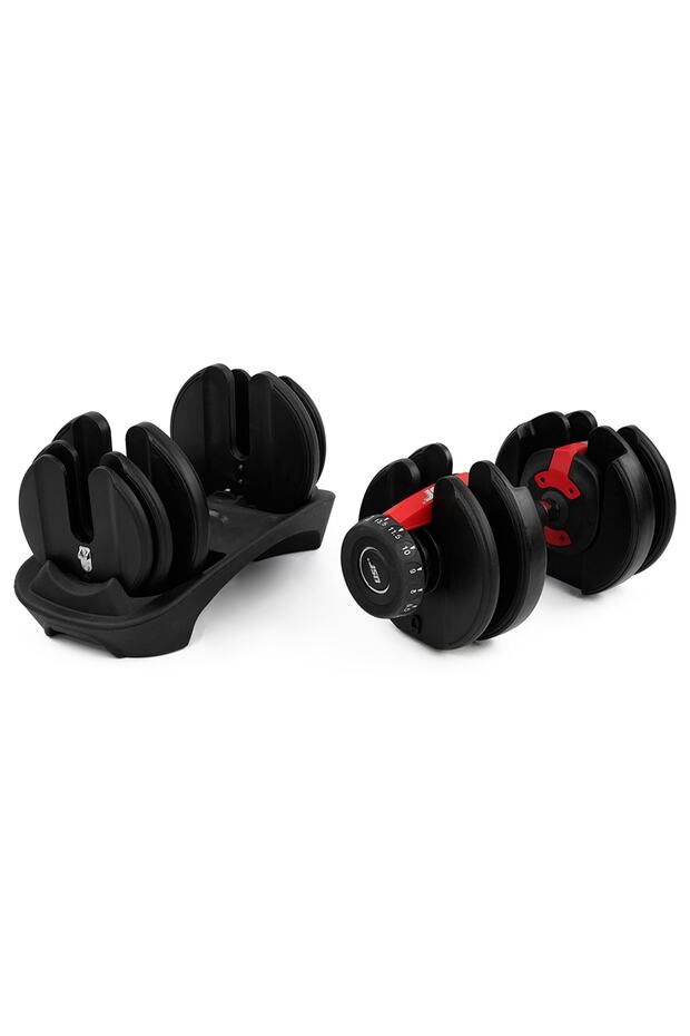 Adx24 2x24 Kg Ayarlanabilir Dambıl + Stand Set - 6