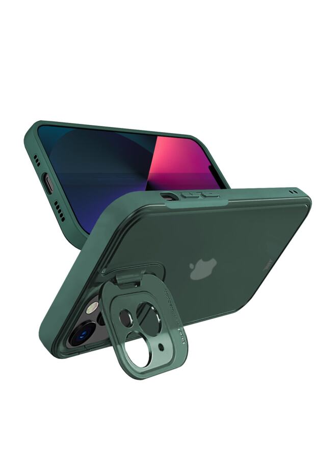 Iphone 13 Mini Hybrid Corner Kılıf Green - 2