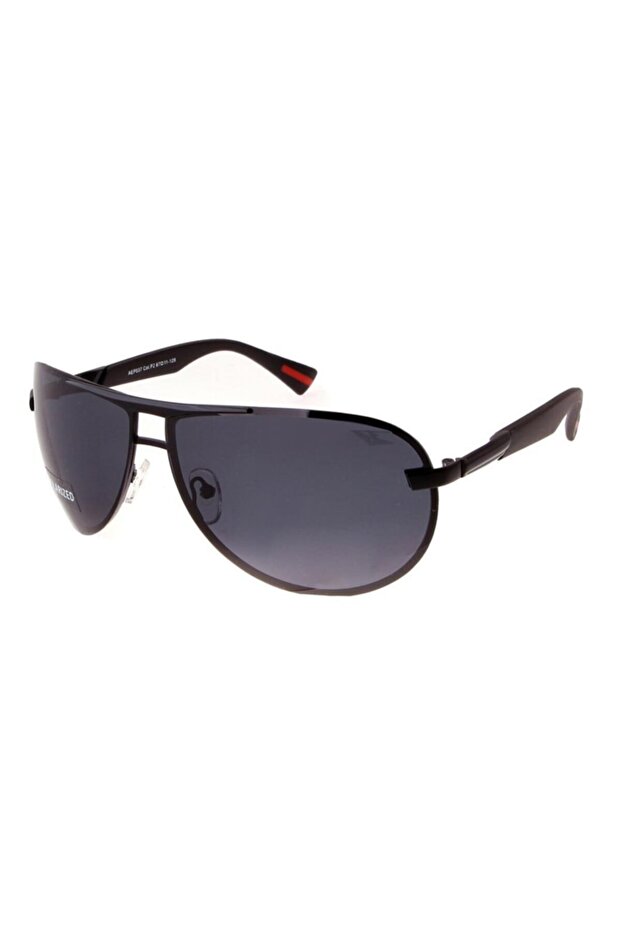 Women's Sunglasses Drop Design Black Frame Black Glass