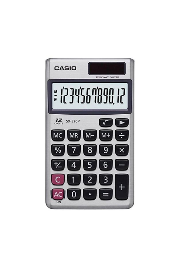 Casıo Hesap Makinesi Cep Tipi Sx-320p 12 Hane - 1