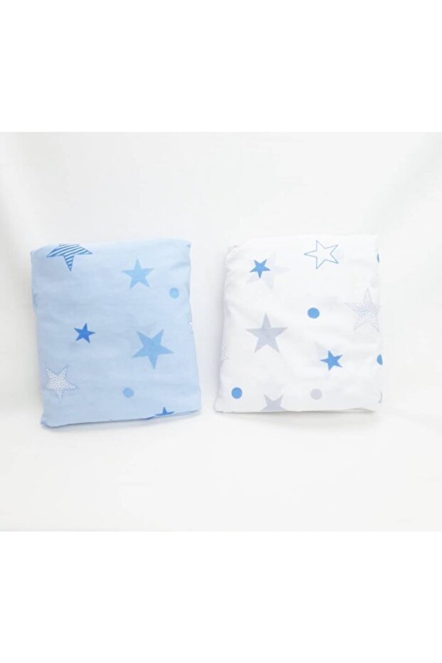 طقم ملاءات مطاطية مكون من قطعتين - 1