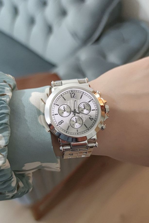 Bay\bayan Unısex Çelik Kasa Analog Kol Saati - 1