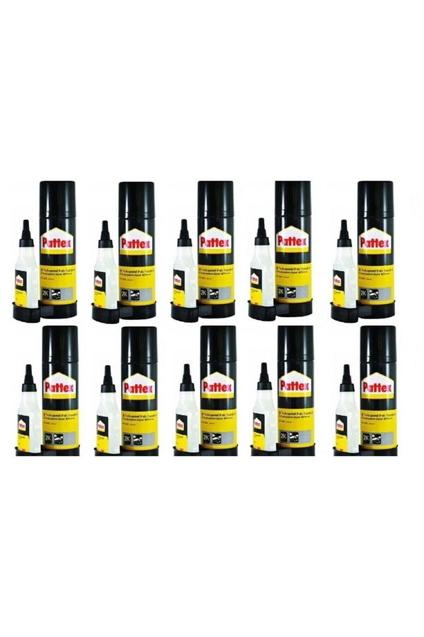 10 Adet 2k Hızlı Yapıştırıcı Aktivatör 200ml + 50ml - 1