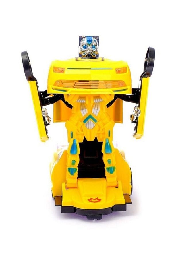 Uzaktan Kumandalı Robota Dönüşen Araba Bumblebee Şarjlı Full Fonksiyon Transformers Robot Araba - 3