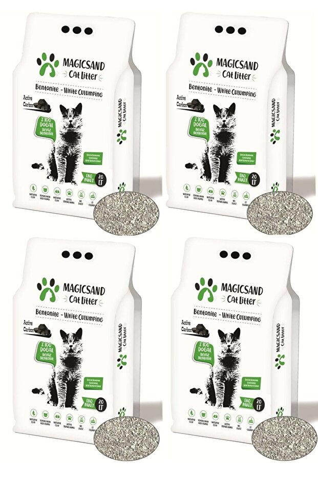 Magıcsand Ince Taneli Active Carbon 20 Lt 4 Adet - 1
