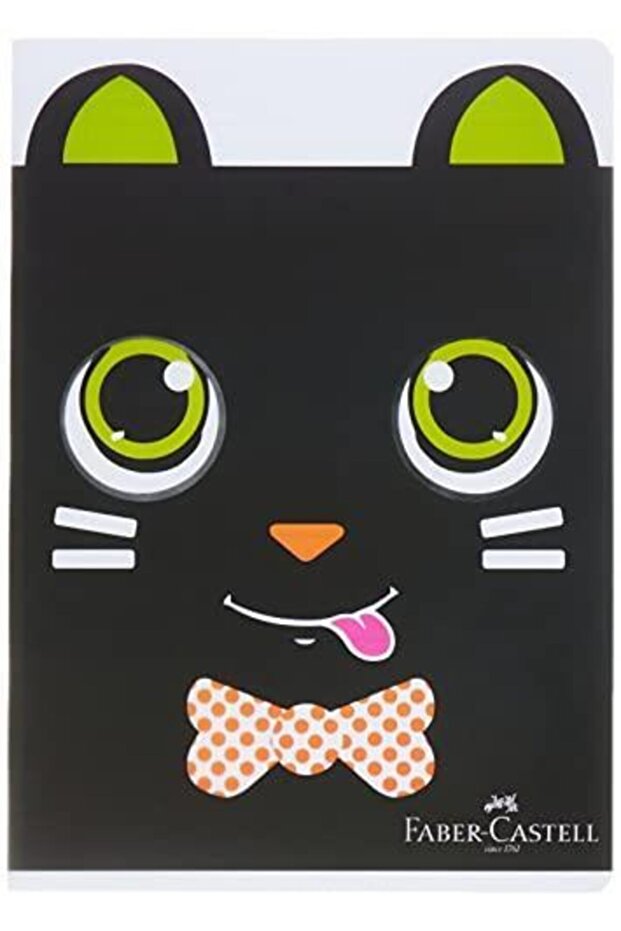 80 Sheets Lined Pp Cover Faces Notebook - A4 - 1