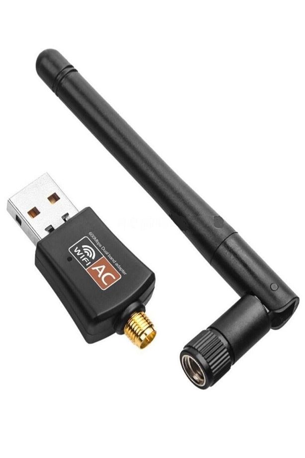 Usb Adapter Wifi 5 Ac600 Mbps Wireless Speed 2.4+5 Ghz Usb 2.0 Adaptör Kablosuz Wifi Alıcı - 1