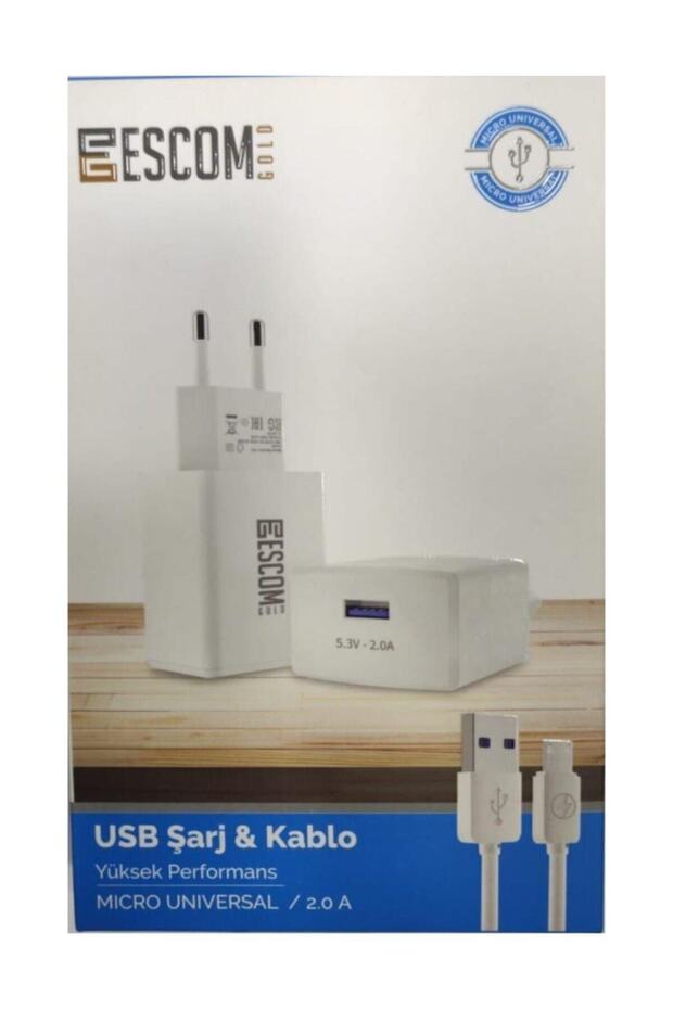 Esc411 Mıcro Usb Şarj Set 2a - 1