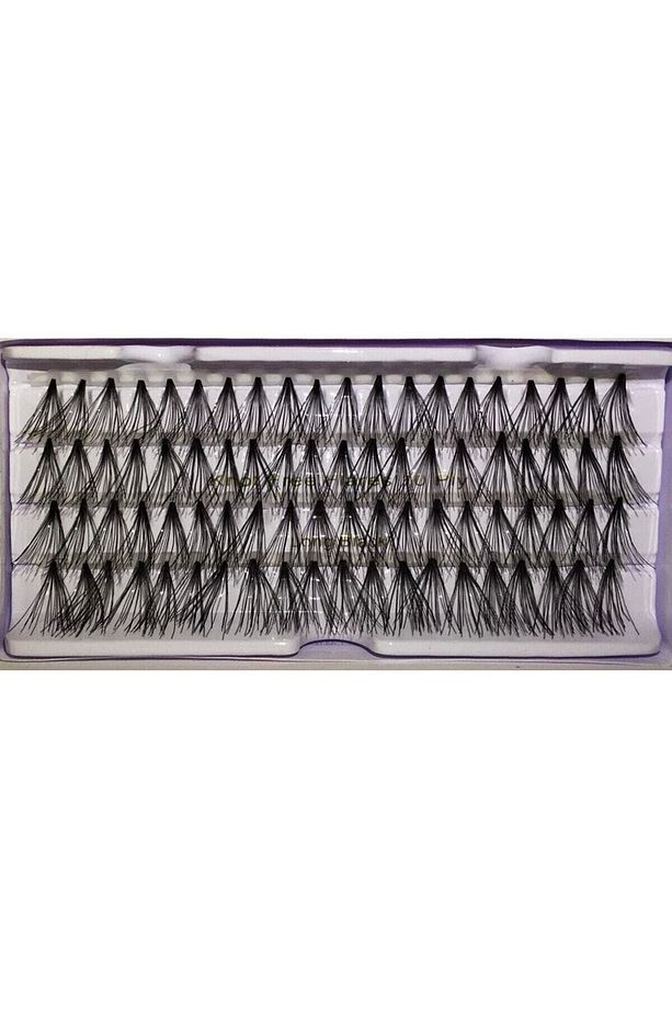 Marka 10 Ply 80 Adet Tekli Düğümsüz Takma Kirpik - Long - 5