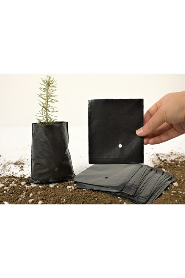 Fide Poşeti 9x11 Cm 50 Adet Fide Torbası Fidan Poşeti Fidan Torbası - 1