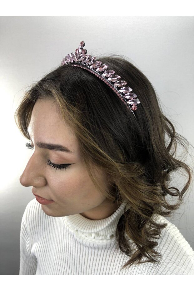 Pink Isabella Model Henna Crown – Special Design, Accessory, Quality Production, Eye-Catching Style – Magnet,