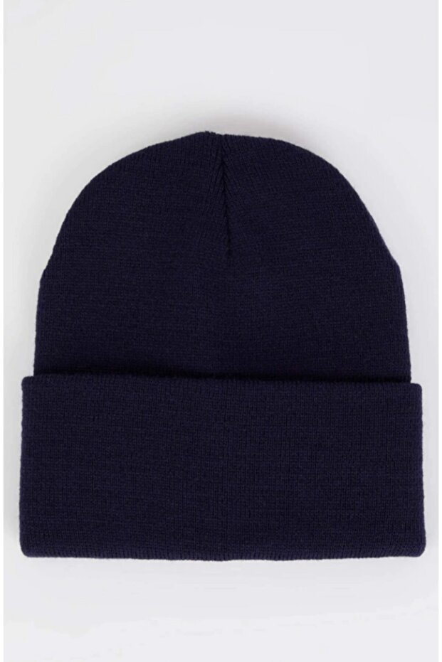 Navy Basic Beret Plain Beret Unisex