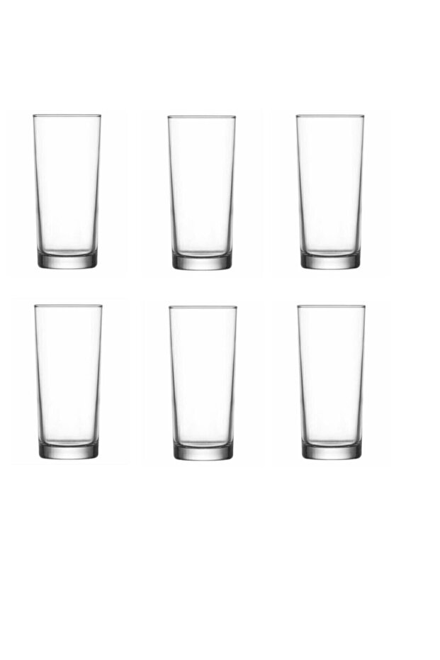 İnce Taban Meşrubat Bardağı - 6 Lı - 1