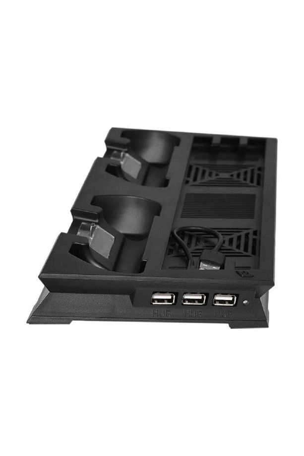 PS4 Slim Çift Fanlı Dikey Soğutucu ve Kol Şarj Edici - 2