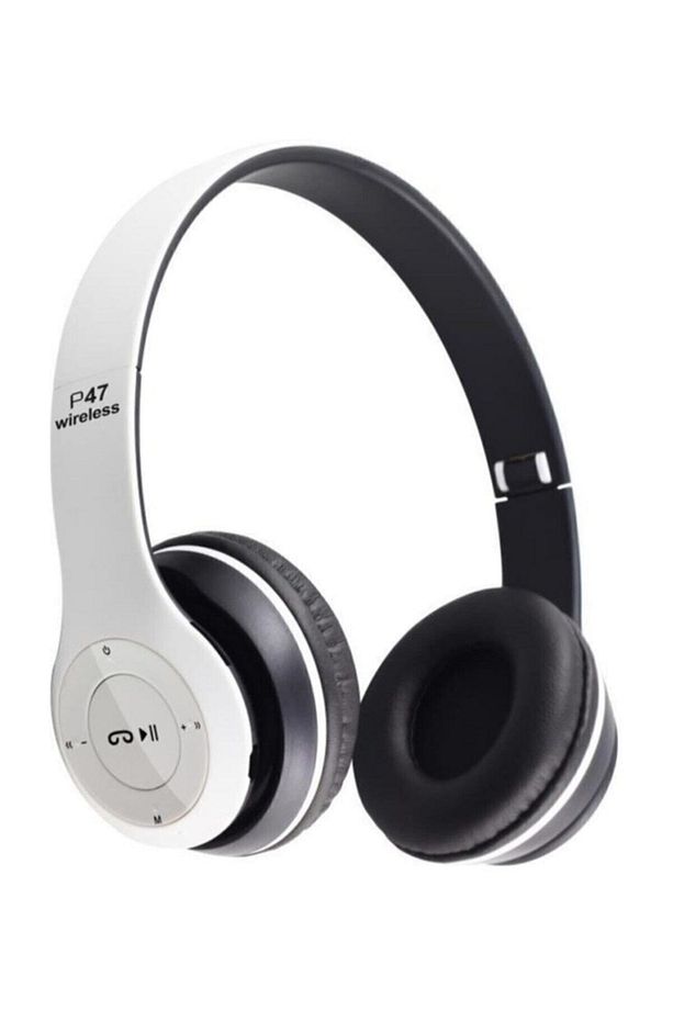 Bluetooth P47 Kablosuz Kafaüstü Kulaklık - 1