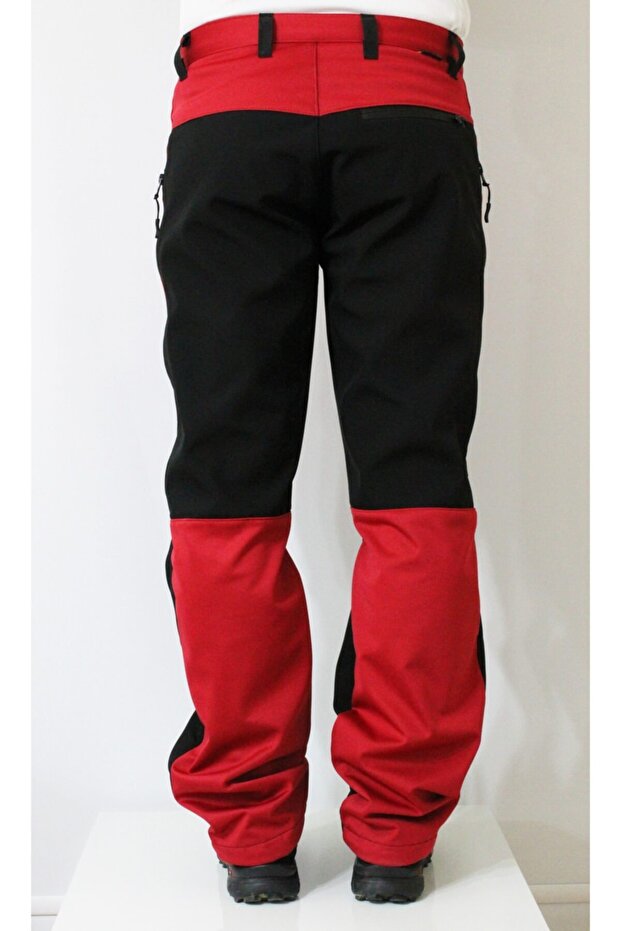 Чоловічі червоні зимові штани Softshell для активного відпочинку - 5