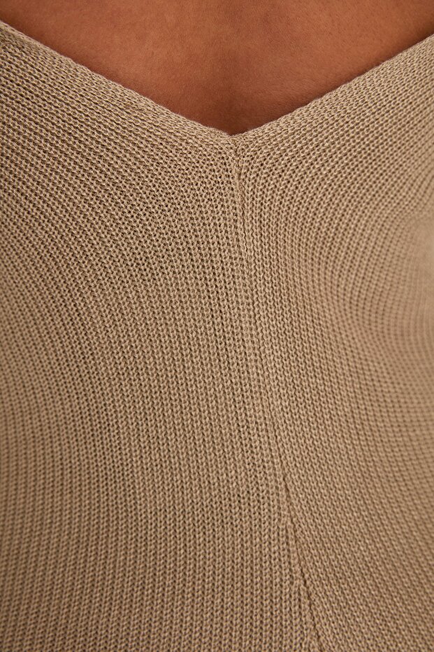 Nerz MaxiTrikot Basic Kleid TWOSS20EL1574 - 5