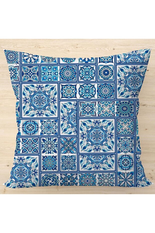 غطاء وسادة رمي ذو وجهين بتصميم أصلي مخصص مقاس 43 × 43