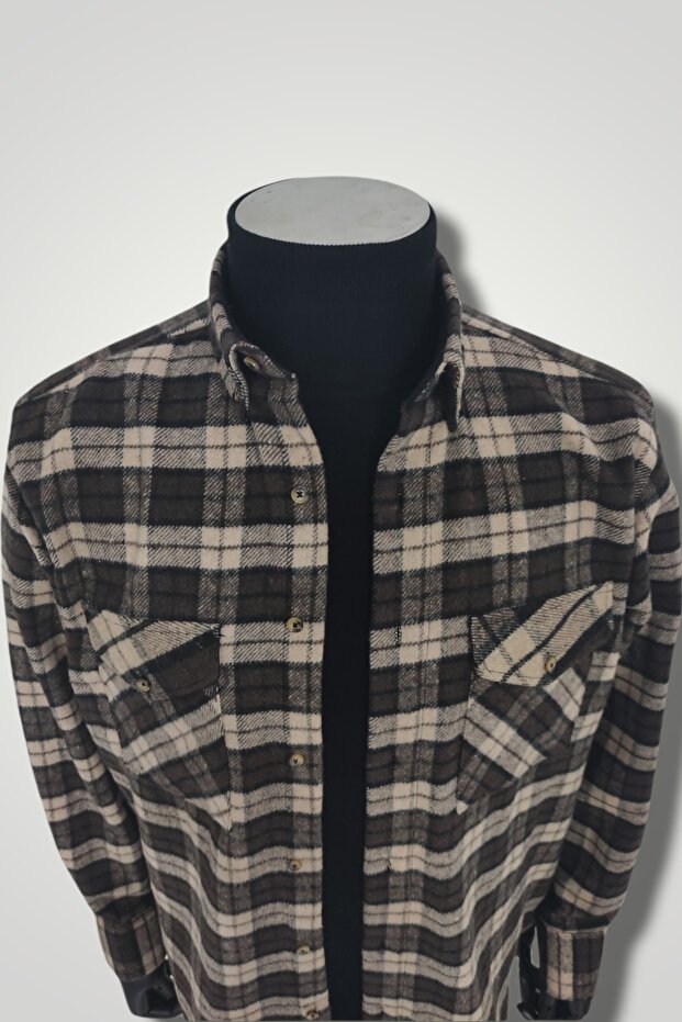 Oduncu Kışlık Extra Geniş Kalıp Gömlek - 1