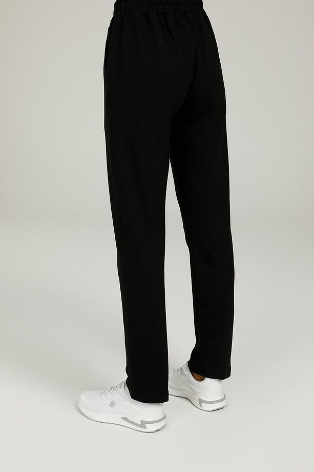 Ct137 Basıc Track Pants 2 Siyah Kadın Eşofman - 2