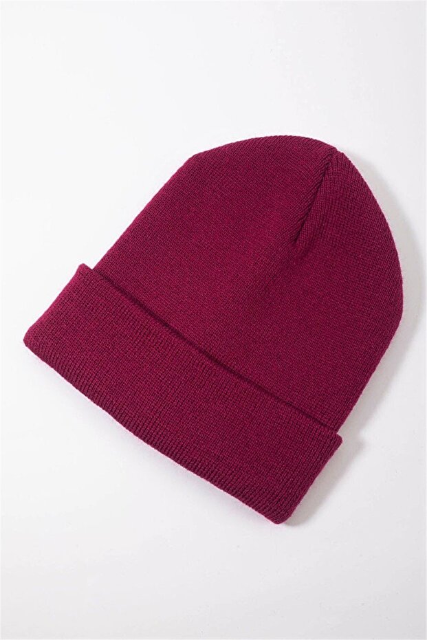 قبعة بلون سادة - 1