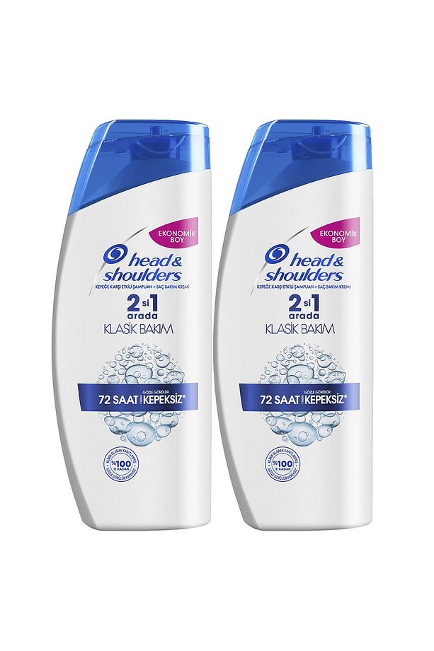 Klasik Bakım 2si 1 Arada Kepeğe Karşı Etkili Şampuan 600 ml X 2 Adet - 2